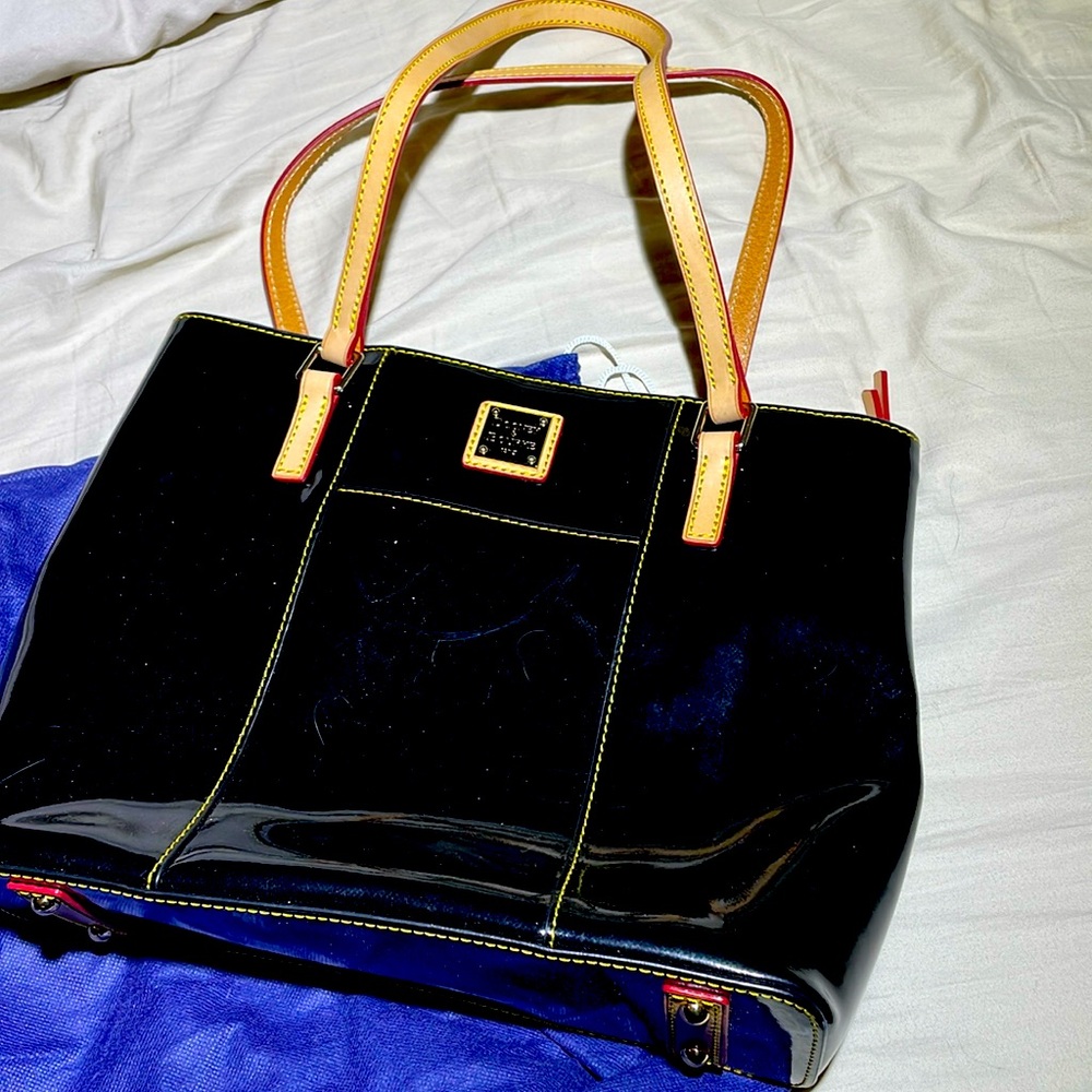 Dooney & Bourke black patent leather new never used